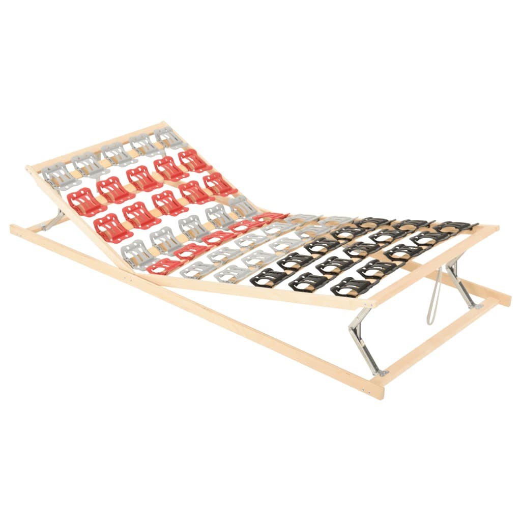 tinkaro Premium Lattenrost ELLI 12 Latten Tellerfedern 70 x 200 cm Kopf- und Fußteil verstellbar