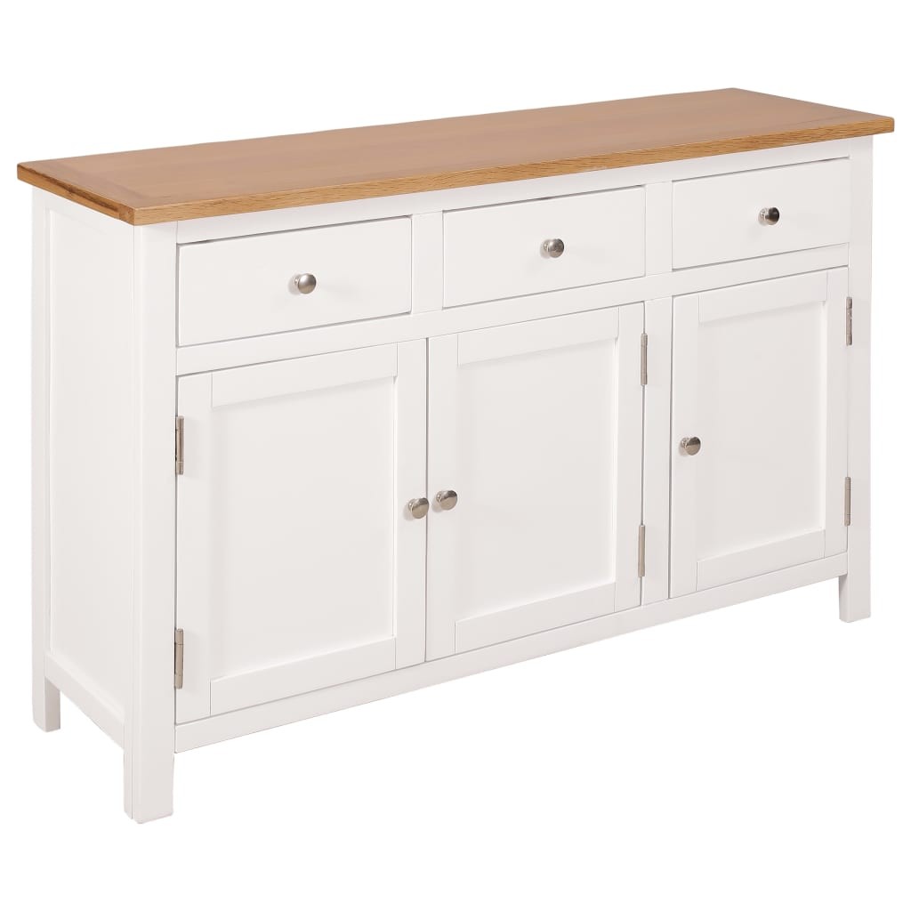 tinkaro Sideboard LEA Holzkommode Eiche und Akazie Kommode Landhaus Stil