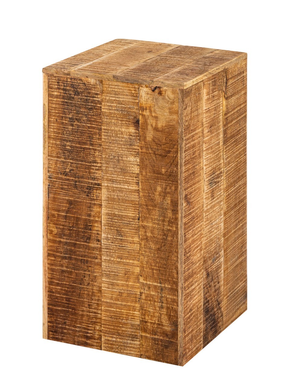 tinkaro Pflanzenständer LANASA Mangoholz Blumensäule Braun