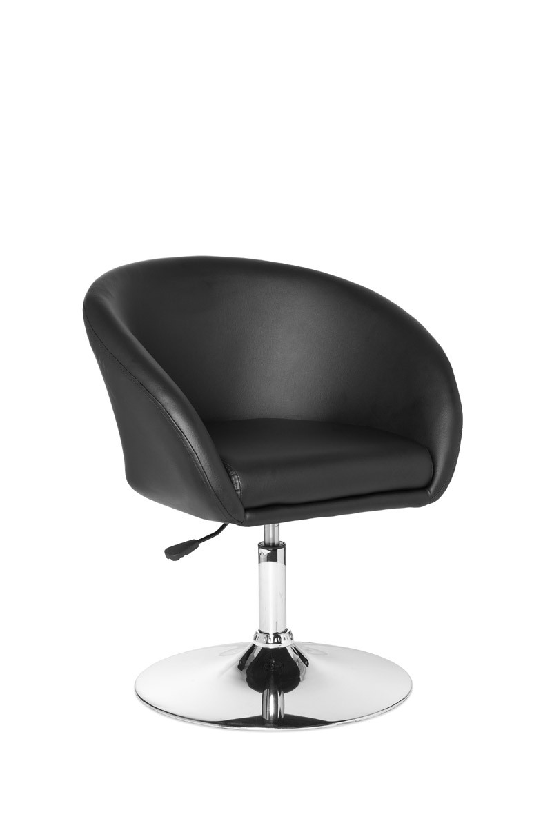 AMSTYLE Design Relaxsessel  Loungesessel Kunstleder Cocktailsessel schwarz