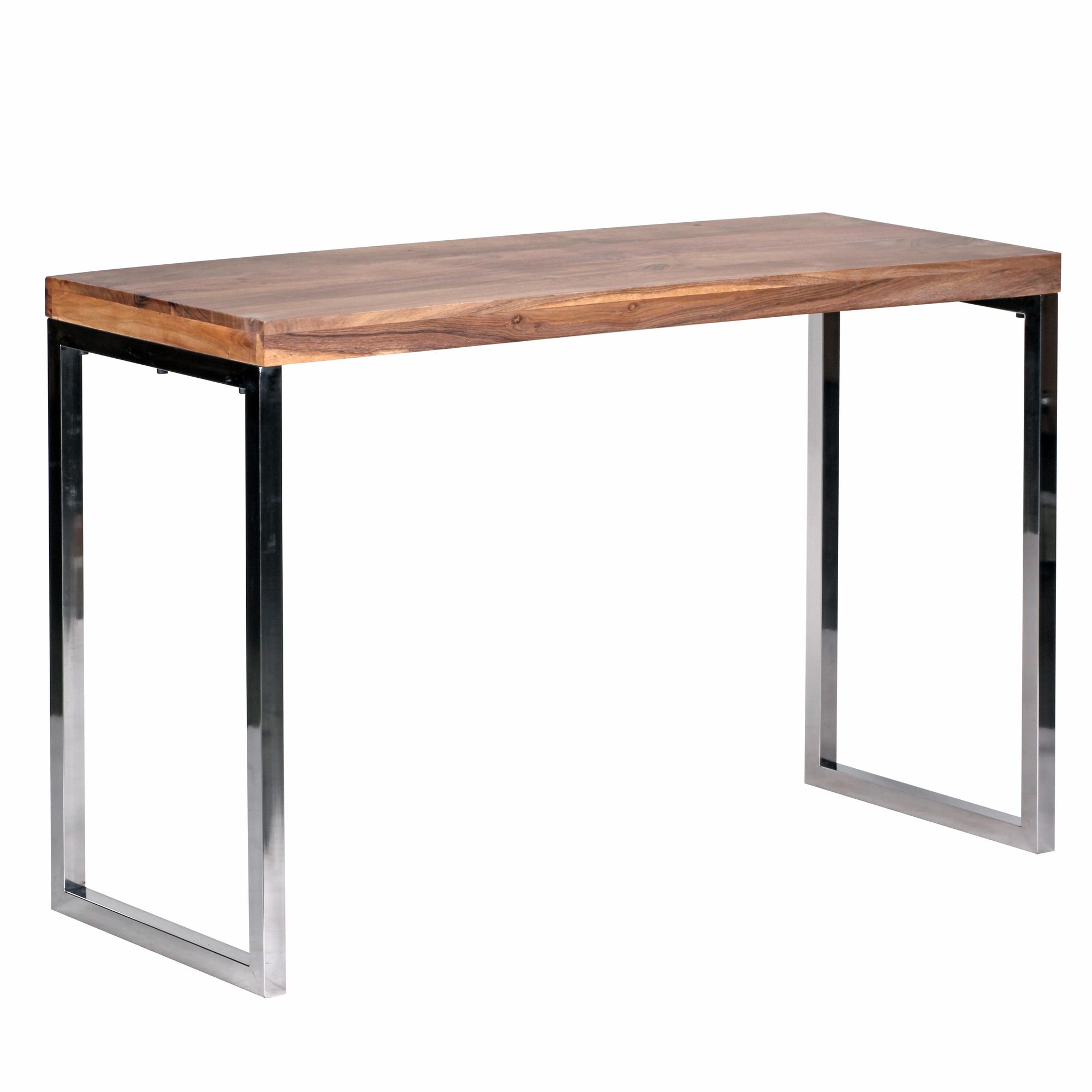 WOHNLING Konsolentisch GUNA Massivholz Akazie Schreibtisch 120 x 45 cm