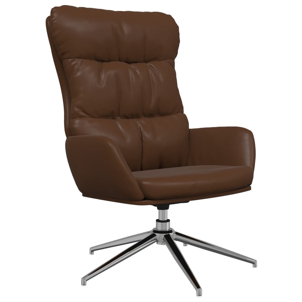 tinkaro Drehsessel GERMAN Echtleder Relaxsessel Sessel Braun